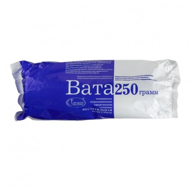  Вата хирургическая н/стер.250гр  фото