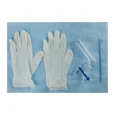  Набор гинекологический Ева цитощетка зеркало №2 (прозрачное М, перчатки неопудренные) INEKTA  фото