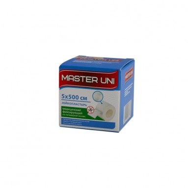 Лейкопластырь 5*500 Master Uni на тканевой основе 0506-061  фото