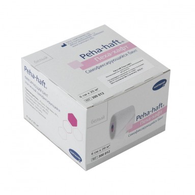  Бинт PEHA-HAFT эластичный самофиксирующийся  6см*20м белый (300012) 932447  фото