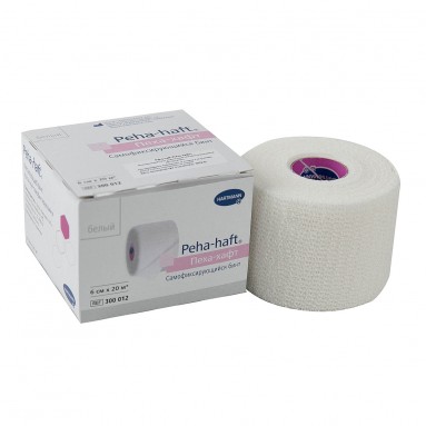  Бинт PEHA-HAFT эластичный самофиксирующийся  6см*20м белый (300012) 932447  фото