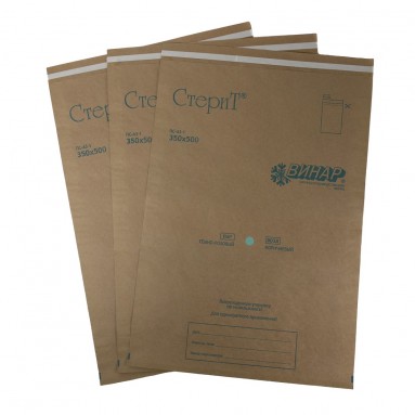  Пакет бумажный крафт 'СтериТ' 350*500 самозакл.универ. индикатор №100  фото