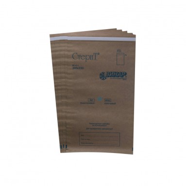  Пакет бумажный крафт 'СтериТ' 200*330 самозакл.универ. индикатор №100  фото