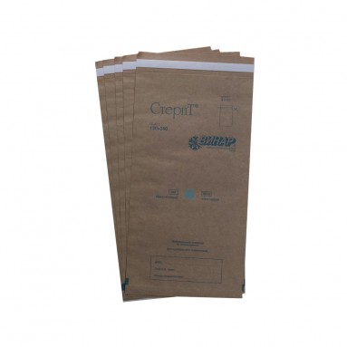  Пакет бумажный крафт 'СтериТ' 150*280 самозакл.универ. индикатор №100  фото