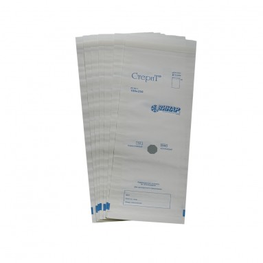  Пакет бум. белый влагопрочный самозакл.'СтериТ' 100*250мм универсальный индикатор№100  фото