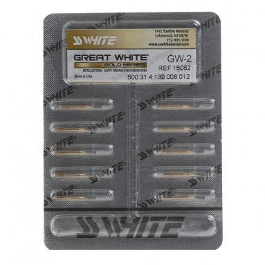  Боры ТВС турбин. закругл.цилиндр (д/разрез.коронок) 2 №10 GW-2  фото