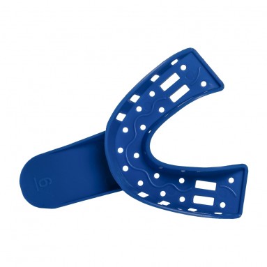  Ложка (лотки)  слепочная пластик.перф N1 низ (12шт) (6) 1А5905  фото