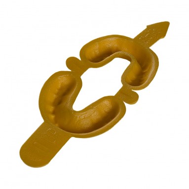  Ложки маленькие д/аппликац. гелей 2-х сторон. Sherbet №50  D737S (желтые)  фото