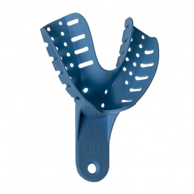  Ложка (лотки)  слепочная пластик.перф N2 низ (10шт) (4)  фото