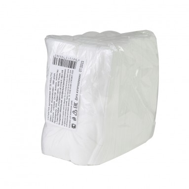  Салфетка спанлейс 20*30см  №100 белая (пач.)  фото