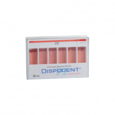  Штифты гуттаперчевые #25 N120 Dispodent  фото