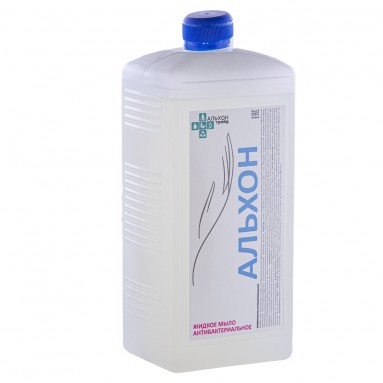  Мыло жидкое Альхон антибактериальное 1л  фото
