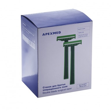  Станок д/бритья операционного поля с 2-мя лезвиями Апексмед 0603-02-00  фото