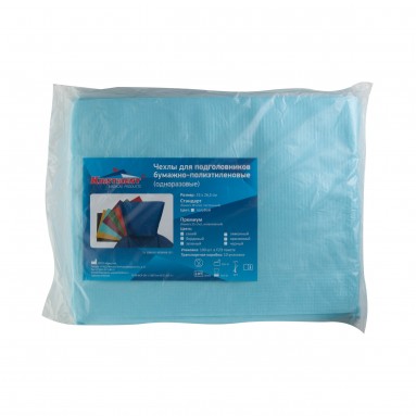  Чехлы д/подголовников Кристидент 33*26,5см   голубые №100  фото