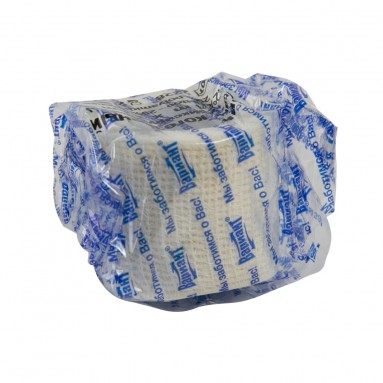  Бинт когезивный эластич. 4м * 4 см №1шт (самофиксирующийся) 'Вариант'  фото