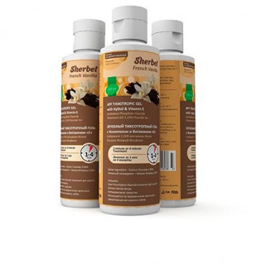  Гель профилактический фторирующий АПФ Sherbet ваниль без красителя 500мл 56-10006  фото