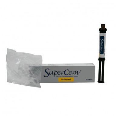  ЧамСуперЦем Универ(5мл*1шпр,10 смес. након,10 орал) Цемент д/непрямых реставр.  фото