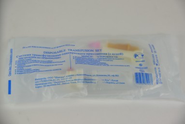  Система трансфузионная однократного применения (с иглой)  фото