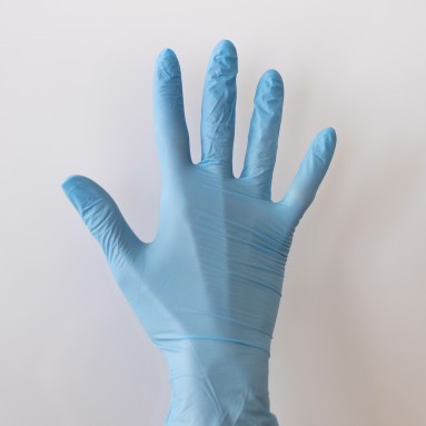  Перчатки SFM НИТРИЛОВЫЕ ГОЛУБЫЕ  н/стер. XS (оч.мал.6) | СФМ, 10%  фото