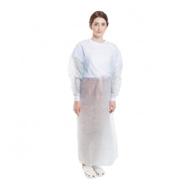  Халат хирургический стер.140см (рукав на манж,пл.25  р.52-54, дл., спанбонд гол.) С70013475  фото