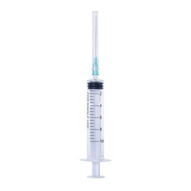  Шприц одноразовый 10мл INEKTA трехдетальный стерильный импортный №10 с иглой 0,8х40мм (21G*1 1/2'')  фото