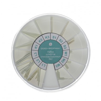  Набор стекловол. штифтов ассорти (75 шт.) №2 | ФОРМА, Без НДС  фото