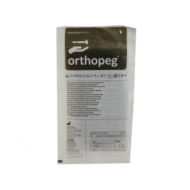  Перчатки Orthopeg хир. стер. ортопед. неопудр 2-ой хлоринации 7  фото