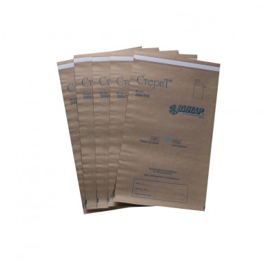 Пакет бумажный крафт 'СтериТ' 200*300 самозакл.универ. индикатор №100  фото