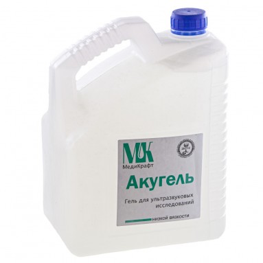  Гель д/УЗИ низкой вязкости 5кг бесцветный Акугель  фото