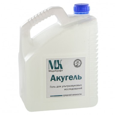  Гель д/УЗИ средней вязкости 5кг бесцветный Акугель  фото