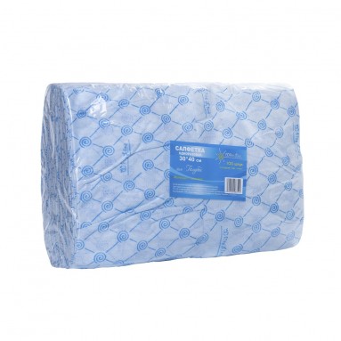  Салфетка спанлейс 30*40см  White Line №100 голубая (пачка) 10289  фото