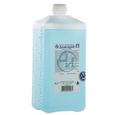  Дезискраб (голубой) 1л кожный антисептик  фото