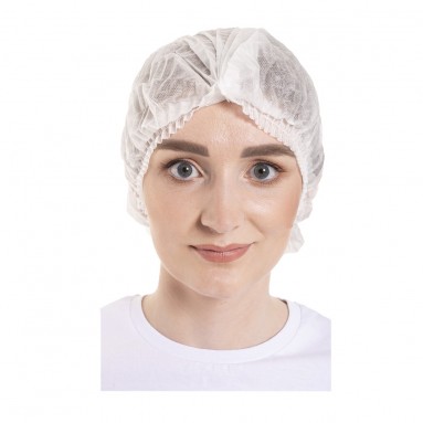  Шапочка  Шарлотта бел. (клип-берет)№100  фото