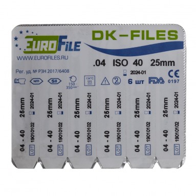  Профайлы (DK-File) маш. 0.4 25мм #40 N6 Eurofile 1871425040  фото