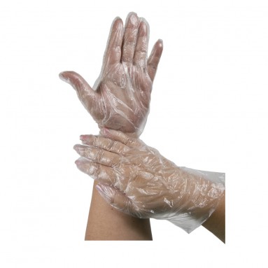  Перчатки одноразовые п/э М №50  фото