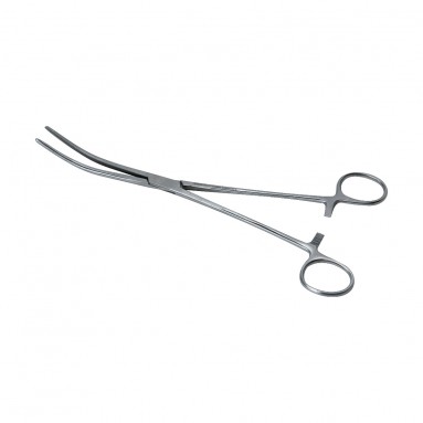  Зажим к/о зубчатый изогнутый №3 260мм 3-42 J-17-115  фото