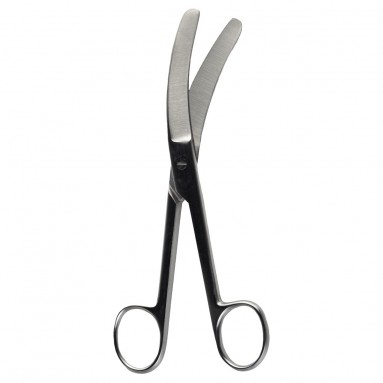  Ножницы д/пересечения пуповины гор,изог, 150мм Н-11 J-22-141А  фото