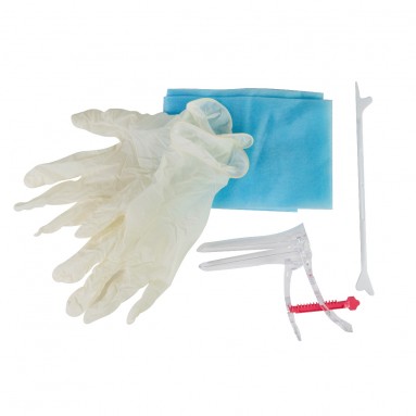  Набор гинек. Ева со шпателем зерк.№1 (прозр.S)  фото