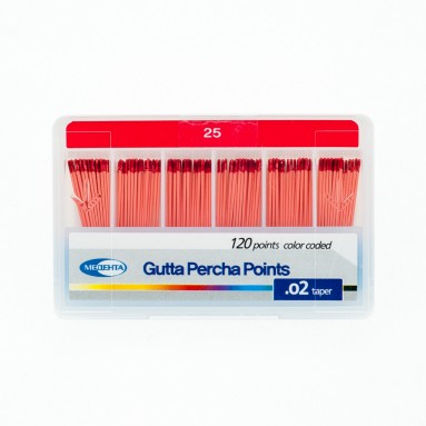  Штифты гуттаперчевые #25 N120 (Медента) | Meta Biomed, 10%  фото