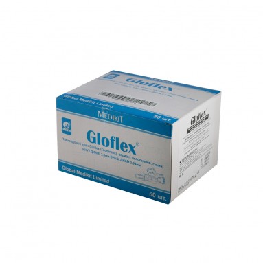  Кран трехходовой инфузионный INEKTA Gloflex синий пр-во Global Medikit, Индия  фото