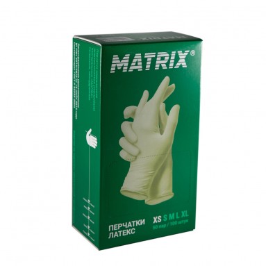  Перчатки MATRIX латекс. смотр. текст. неопудр.XS  фото