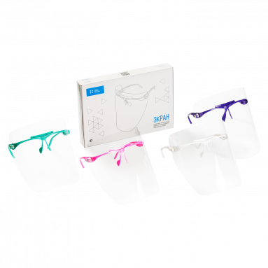  Экран стоматологический оправа+5смен,элементов 1.9.1.1 (1.9.1.6) в пакете зип-лок  фото