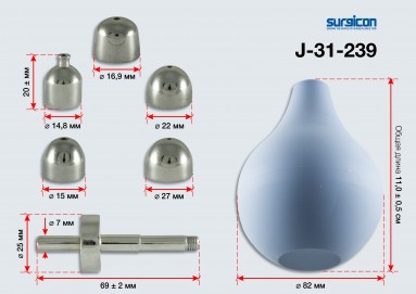  Баллон Политцера (воронки) J-31-239  фото