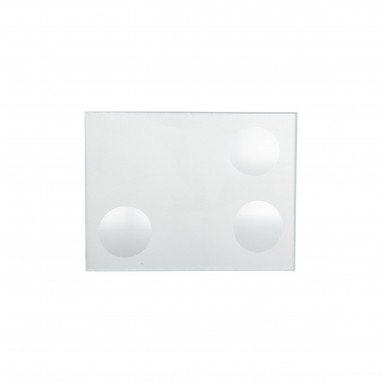  Стекло д/замешивания  с 3-мя лунками  фото