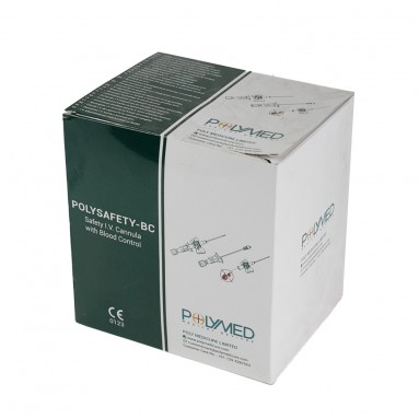  Катетер безопасный внутривен (iv)  без доп. порта, с крыл.20Gx32mm, 52 мл  №50 11814  фото