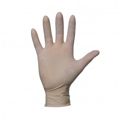  Перчатки Clean+Safe латекс. смотр. текст. S  2-го хлор. неопудр. желт. с валиком (EL2)  фото