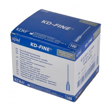  Игла инъекционная 27G 0,4*12  KD-Fine №100 900703  фото