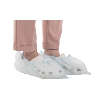  Бахилы низкие спанбонд пл.25 голубые №40 Н70012804  фото