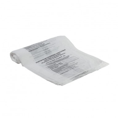  Пакет мед. д/утил. отх. комплект 1000*600мм кл. А белый №100  фото