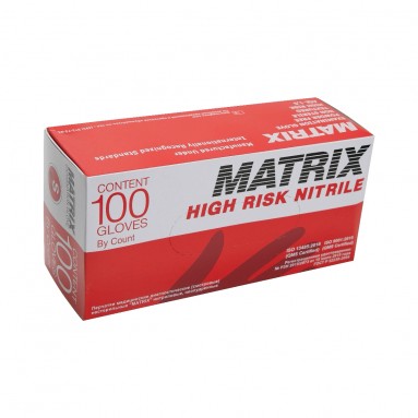  Перчатки MATRIX High Risk Nitrile смотр. нитрил. S  фото